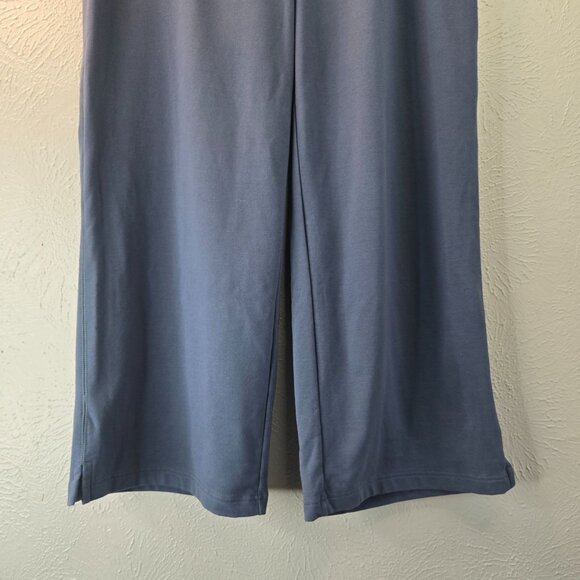 L.L. Bean Ultrasoft Sweatpants Plus Size 2X Blue Wide Leg Pull On Relaxed Fit - Picture 4 of 13